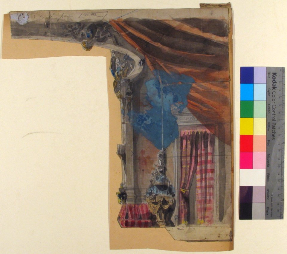 Design for a Stage Set at the Opéra, Paris MET 53.668.74