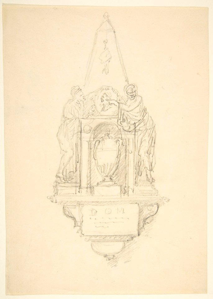 Design for a Monument (recto) MET DP812363