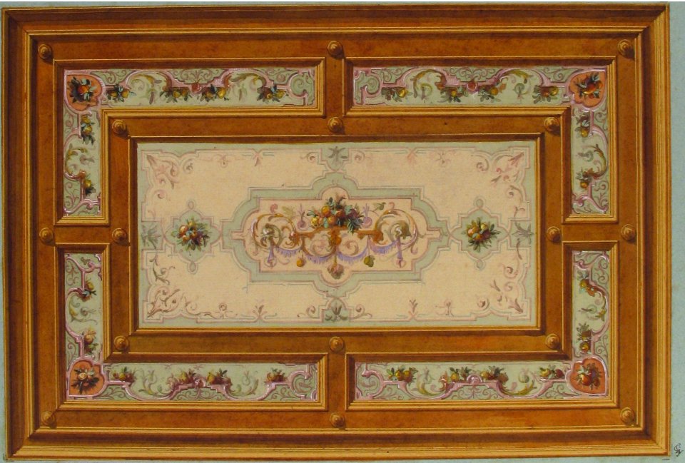 Design for a Painted Ceiling MET 67.827.28