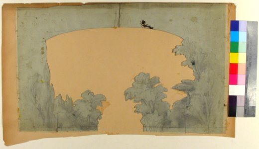 Design for a Stage Set at the Opéra, Paris MET 53.668.21