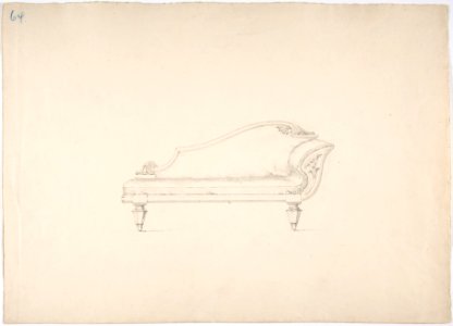 Design for a Sofa with One Wing-like Arm MET DP807187