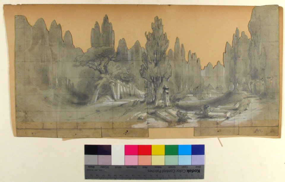 Design for a Stage Set at the Opéra, Paris MET 53.668.29