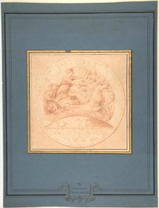 Design for a jeton or a token- Maison de la Reine 1740 MET DP805459