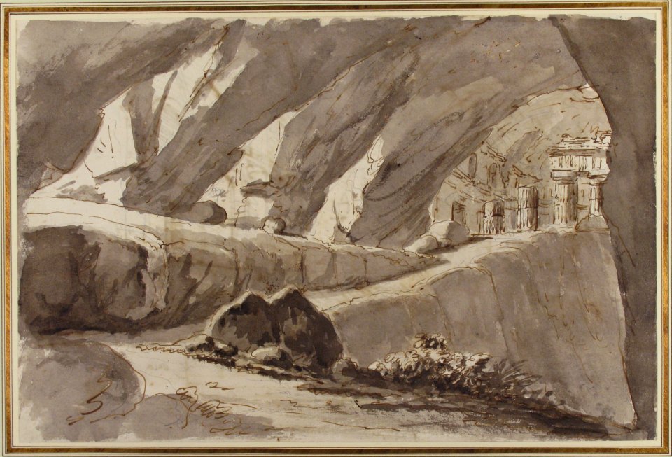 Design for a Stage Set (recto); Architectural Design (verso) MET 67.81 RECTO