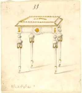 Design for a Small Table on Casters MET DP806523