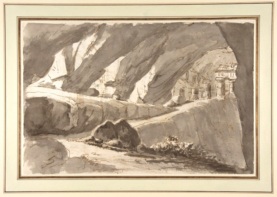 Design for a Stage Set (recto); Architectural Design (verso) MET DP810758