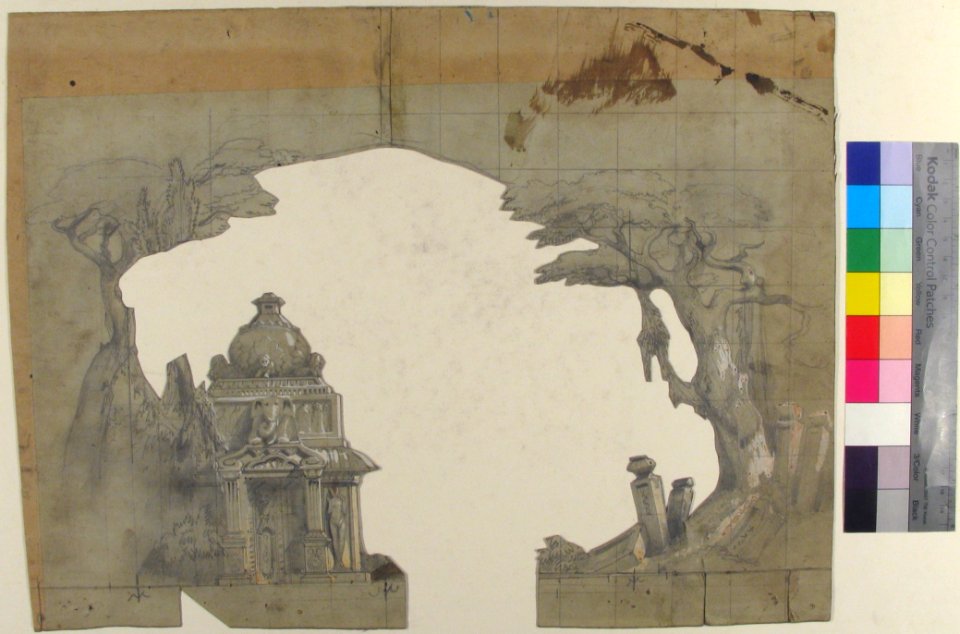 Design for a Stage Set at the Opéra, Paris MET 53.668.28