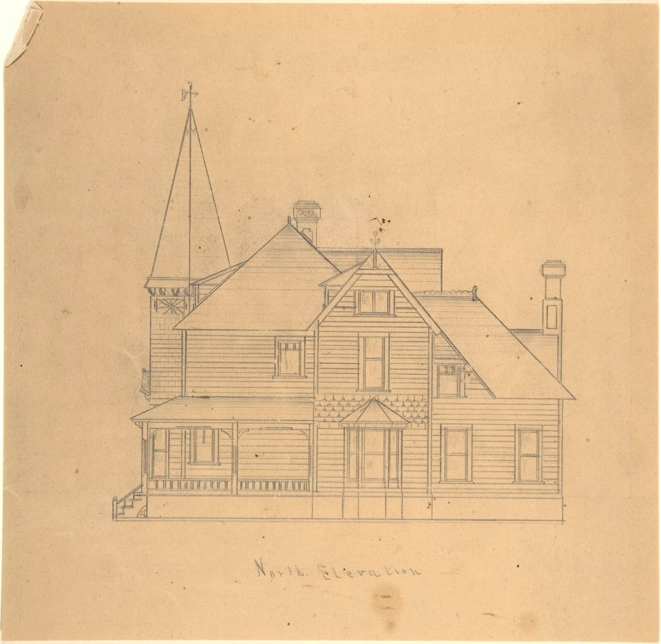 Design for a House, North Elevation MET DP805093