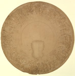 Design for a Plate Border Representing Foreign Trade MET DP821087