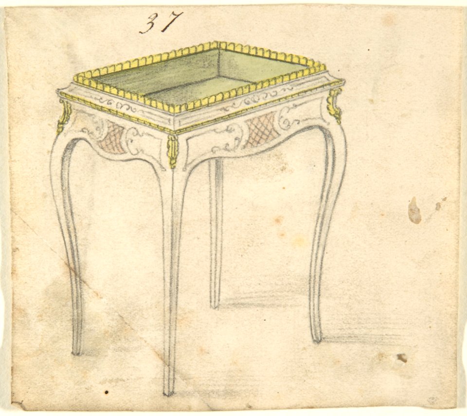 Design for a Small Hollow-topped Table MET DP806524