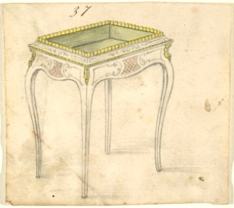Design for a Small Hollow-topped Table MET DP806524