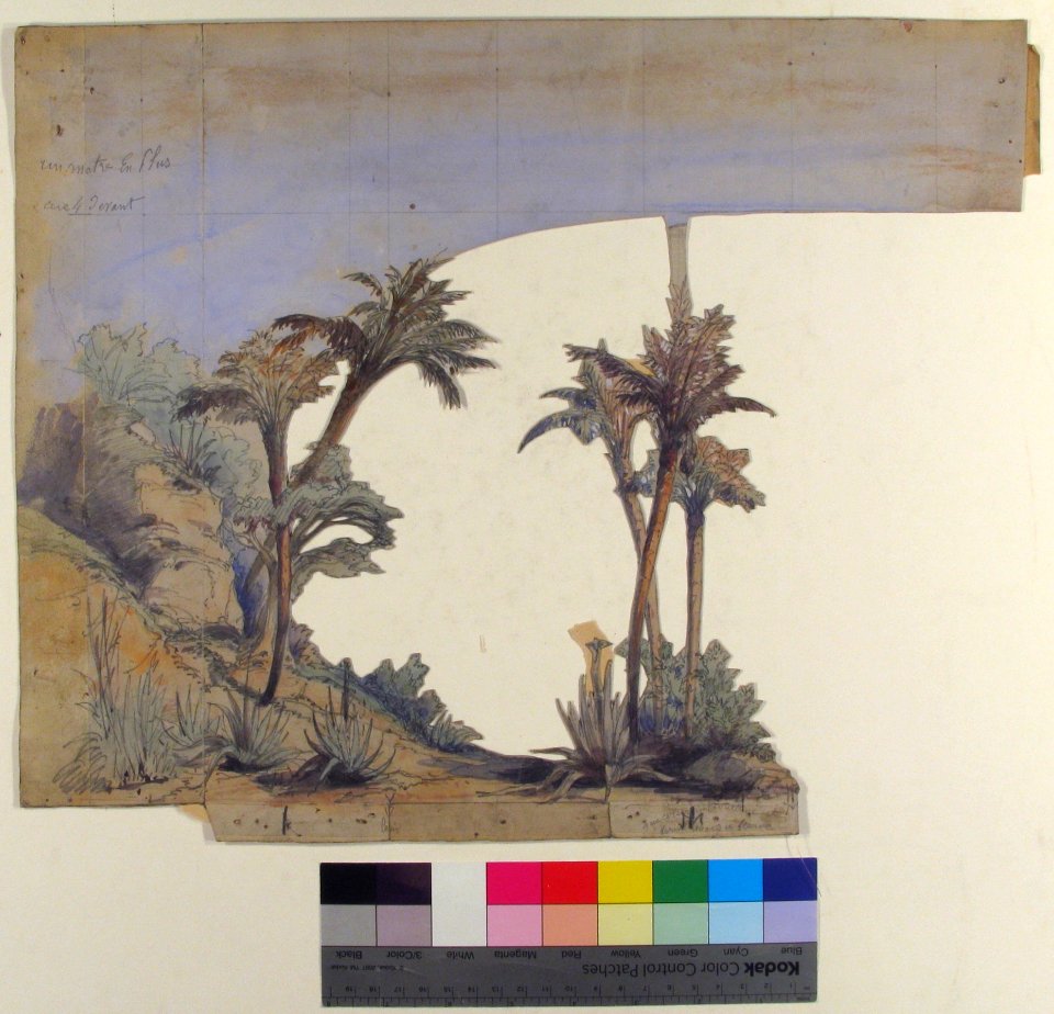 Design for a Stage Set at the Opéra, Paris MET 53.668.67