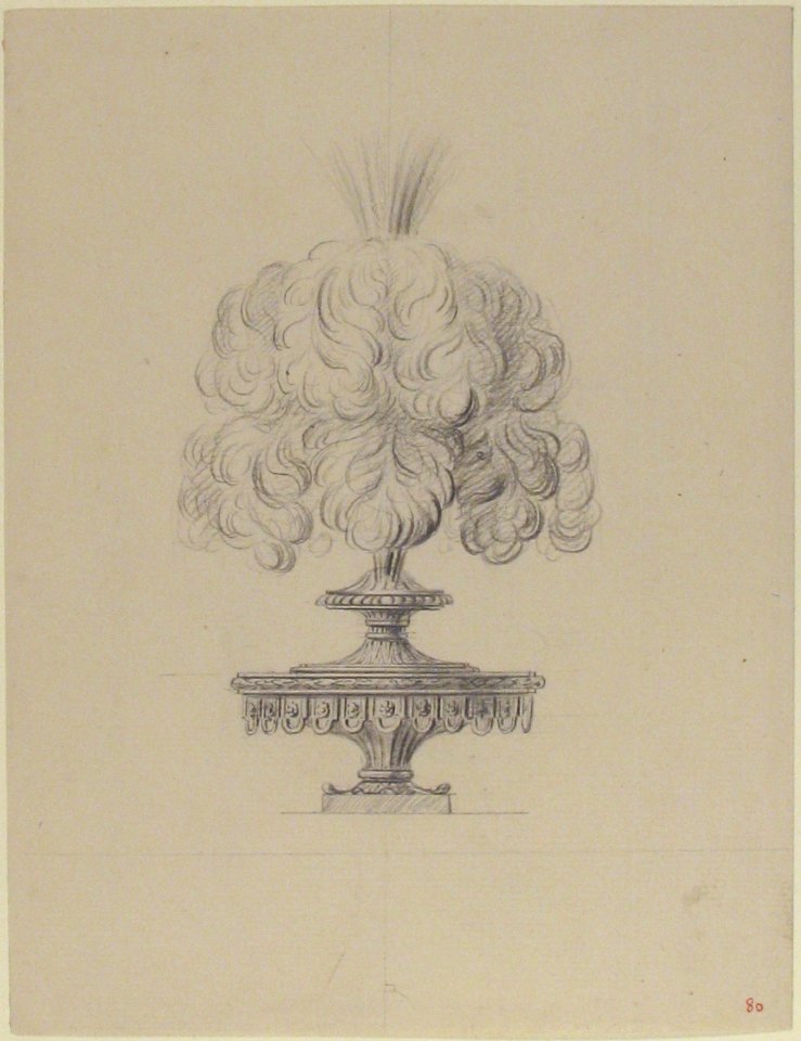 Design for a Plumed Oil Lamp MET 61.680.6.2