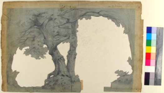 Design for a Stage Set at the Opéra, Paris MET 53.668.30