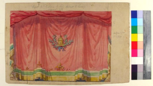 Design for a Stage Curtain MET 53.529.48
