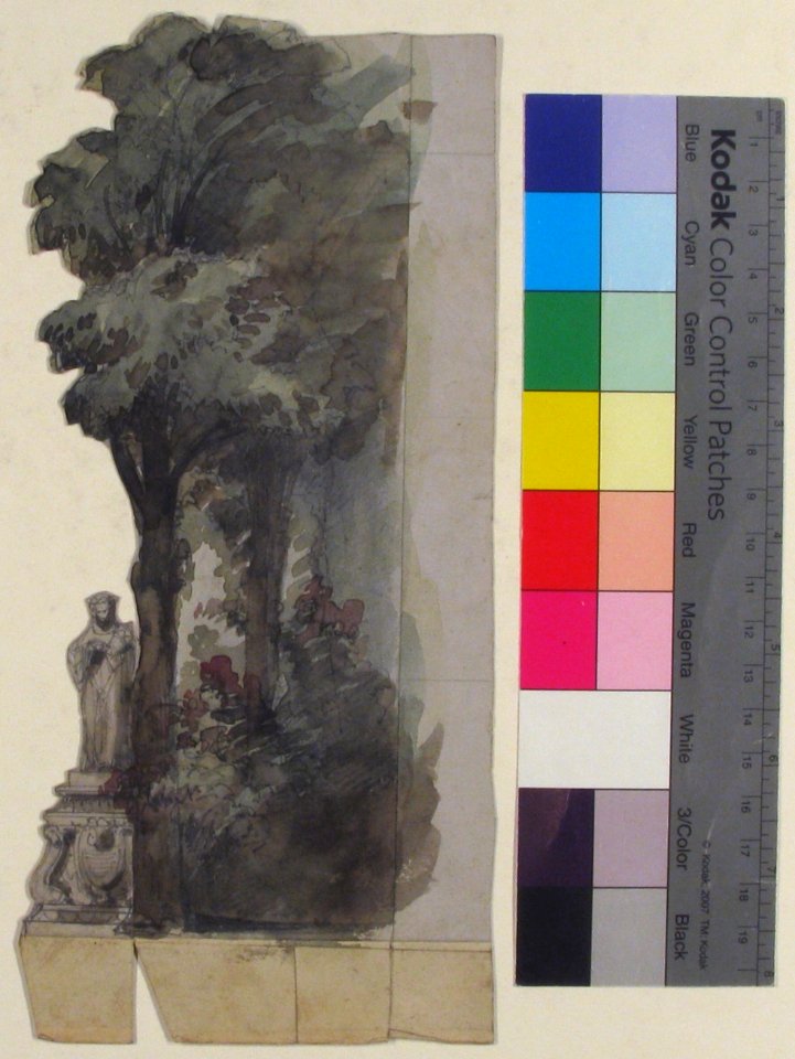Design for a Stage Set at the Opéra, Paris MET 53.668.137