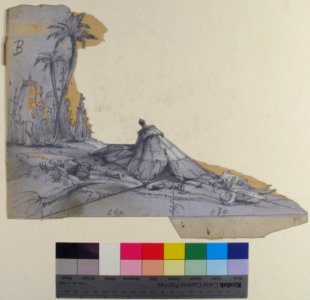 Design for a Stage Set at the Opéra, Paris- A Tent MET 53.529.49
