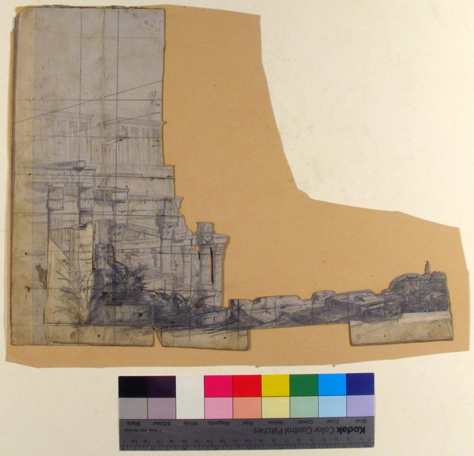 Design for a Stage Set at the Opéra, Paris MET 53.668.141
