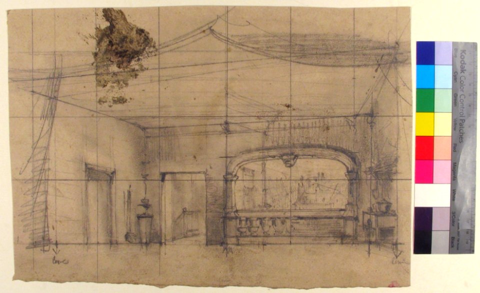 Design for a Stage Set at the Opéra, Paris MET 53.668.46