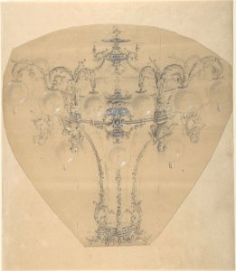 Design for a Gas Chandelier MET DP809140