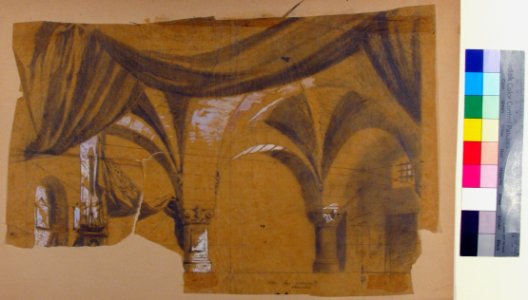 Design for a Stage Set at the Opéra, Paris MET 53.668.2
