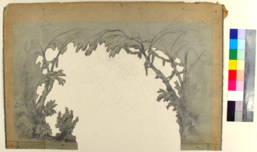Design for a Stage Set at the Opéra, Paris MET 53.668.37