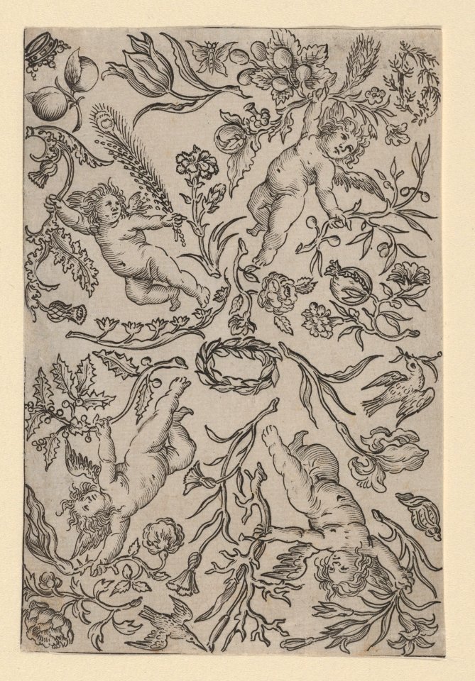 Design for a Gilt Leather Panel MET DP856894