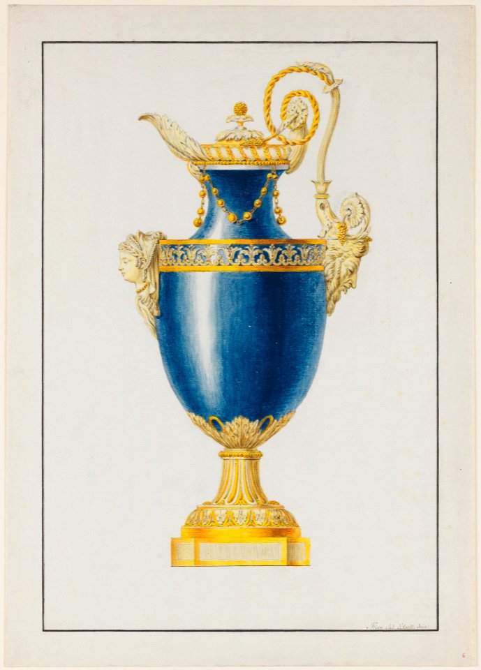 Design for a Gilt Bronze Ewer MET DP102708