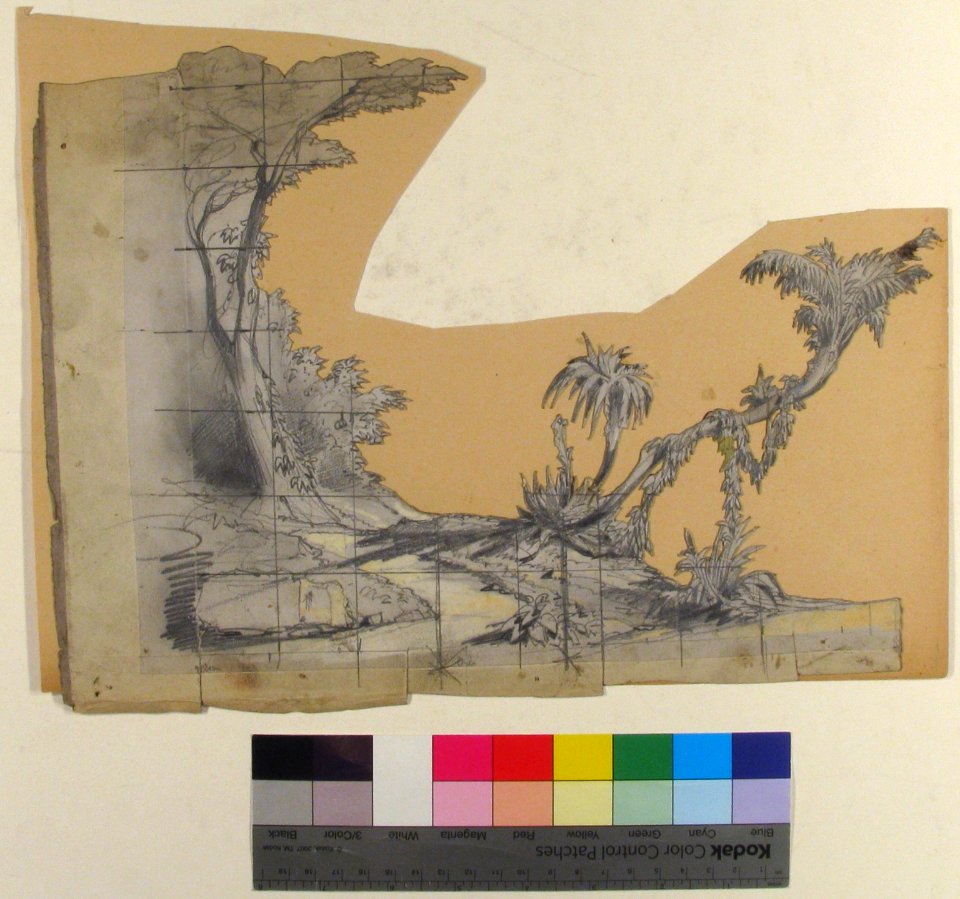 Design for a Stage Set at the Opéra, Paris MET 53.668.108