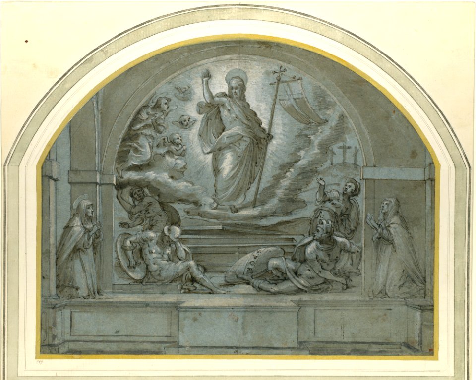 Design for a Frescoed Altarpiece of The Resurrection MET DP123324
