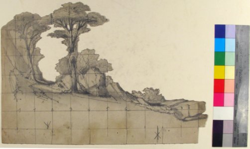 Design for a Stage Set at the Opéra, Paris MET 53.668.14