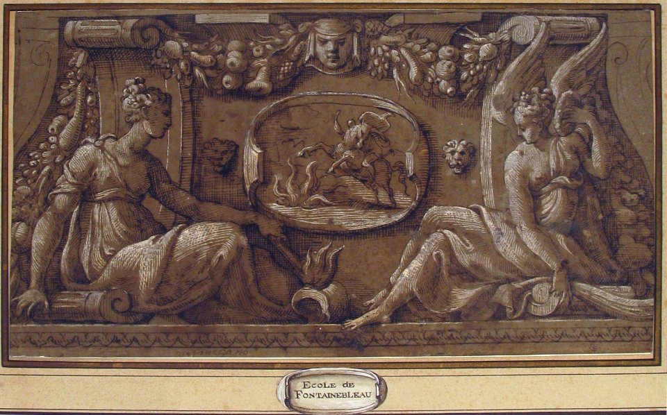 Design for a Frieze in Fontainebleau Style MET 60.620.44