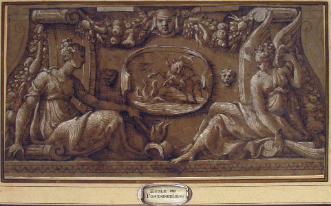 Design for a Frieze in Fontainebleau Style MET 60.620.44