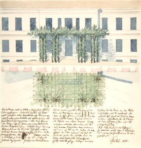 Elevation and Plan of the Façade of a Building MET DP803998