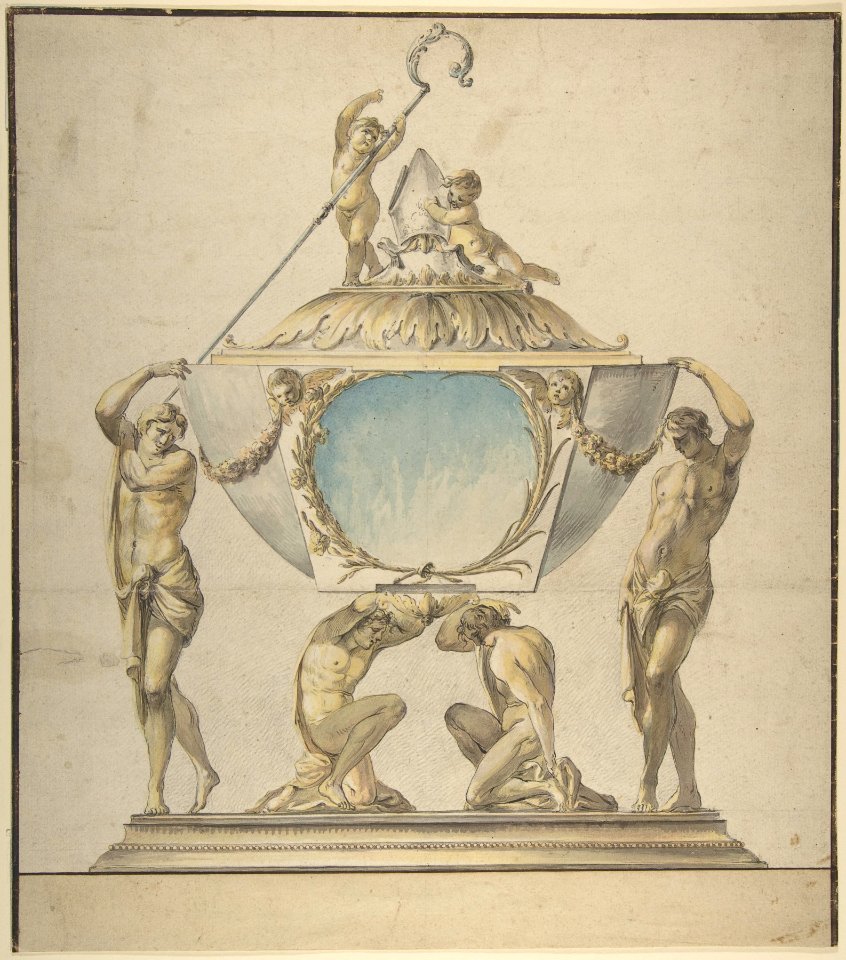 Design for a Gold and Silver Bishop's Reliquary MET DP803747