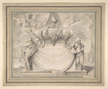 Design for a Funeral Ticket MET DP810366