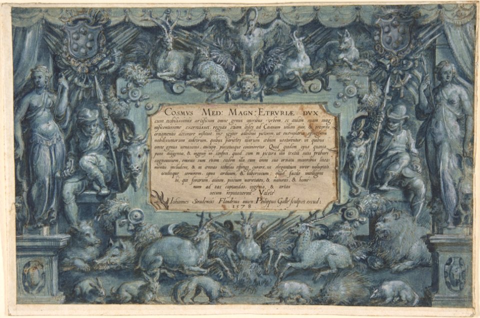 Design for a Frontispiece with the Medici Arms MET DP801478