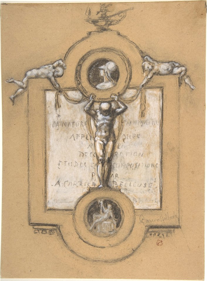 Design for a Frontispiece MET DP805564