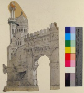 Design for a Stage Set at the Opéra, Paris MET 53.668.157