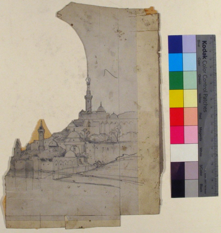 Design for a Stage Set at the Opéra, Paris MET 53.668.156