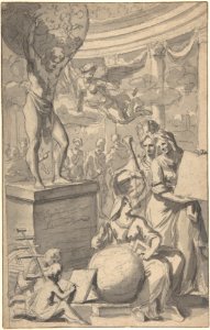 Design for a Frontispiece of a Title Page MET DP800460