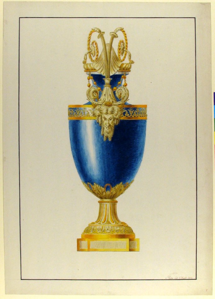 Design for a Gilt Bronze Urn MET 63.547.2