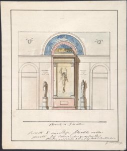 Elevation "della nuova Galleria" MET DP801525