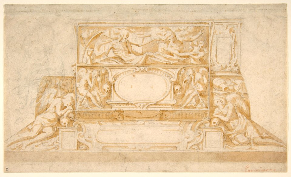 Design for a Funerary Monument MET DP811552