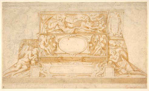 Design for a Funerary Monument MET DP811552