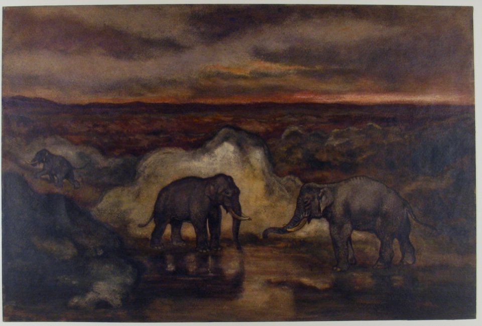 Elephants by a Pool MET 29.100.593