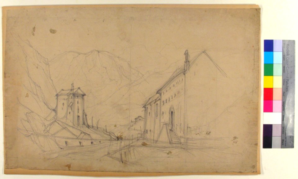 Design for a Stage Set at the Opéra, Paris MET 53.668.100