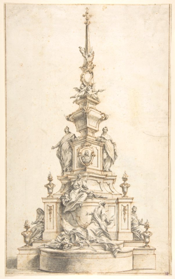 Design for a Funerary Monument MET DP809386