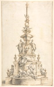 Design for a Funerary Monument MET DP809386