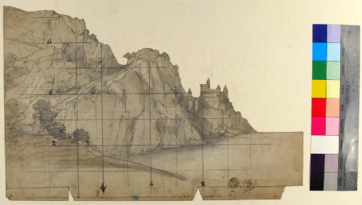 Design for a Stage Set at the Opéra, Paris MET 53.529.54